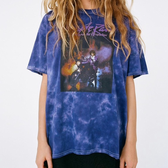 Prince Purple Rain Tie Dye T Shirt - Picture 5 of 6